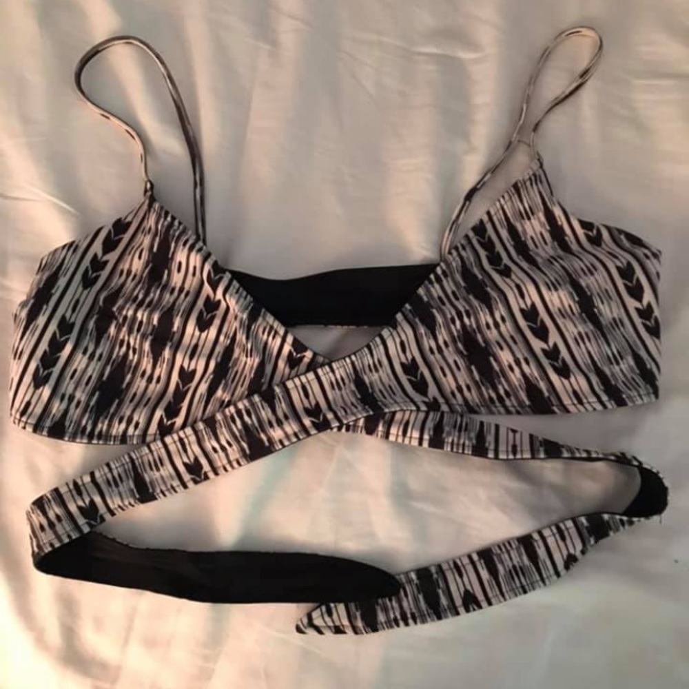 L*Space Reversible wraparound bikini top